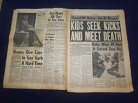 1965 JULY 24 FLASH NEWSPAPER - BORED TEENAGERS DIG 'DEATH RIDES' - NP 6946