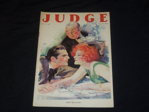 1925 JULY 11 JUDGE MAGAZINE - SOUP TO NUTS! - ST 5515