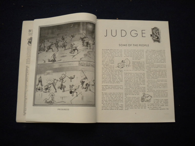 1937 JANUARY JUDGE MAGAZINE - INCLUDING TRADITION AND FEATURES OF LIFE - B 439C