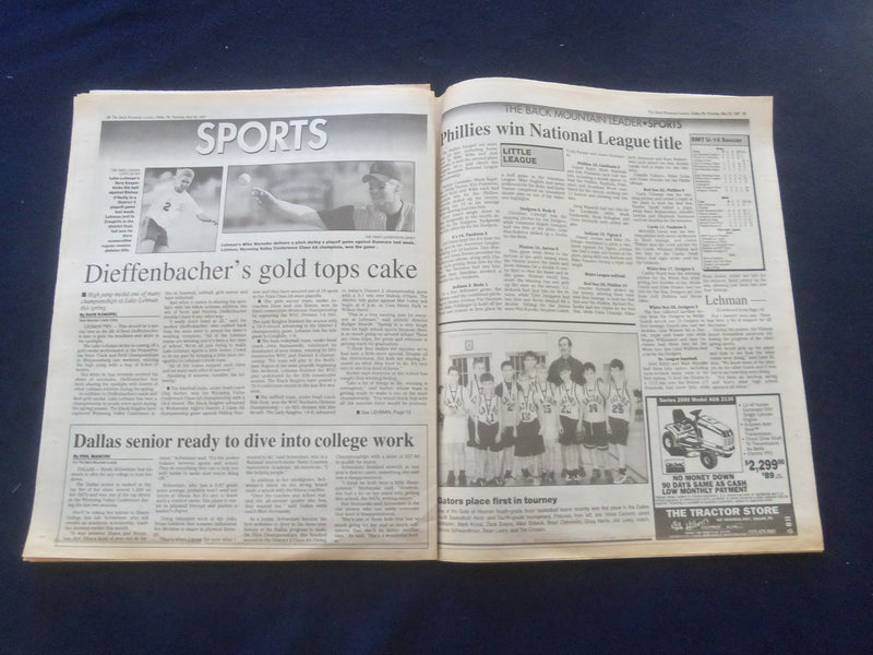 1997 MAY 29 THE BACK MOUNTAIN LEADER NEWSPAPER-SHAVERTOWN, PA- BRAD D. -NP 6173