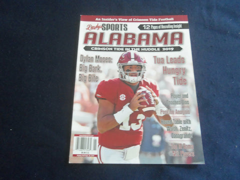2019 LINDY'S SPORTS MAGAZINE - UNIVERSITY OF ALABAMA - TUA TAGOVAILOA - SP 1220E