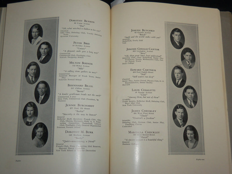 1932 THE REFLECTOR CLIFTON HIGH SCHOOL YEARBOOK - NEW JERSEY - J 6861