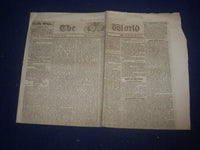 1867 MAY 15 THE WORLD NEWSPAPER - JEFFERSON DAVIS - NP 5078