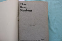 1904-1907 THE KNOX STUDENT HARDCOVER BOOKS - 2 VOLUMS - GALESBURG, IL - KD 9683