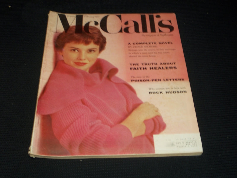 1957 FEBRUARY MCCALL'S MAGAZINE - NICE COLOR COVERS & ADS - E 1108