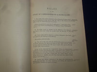 1882 LAWS OF ALABAMA CLAIMS AND RULES OF COURT - J 4483