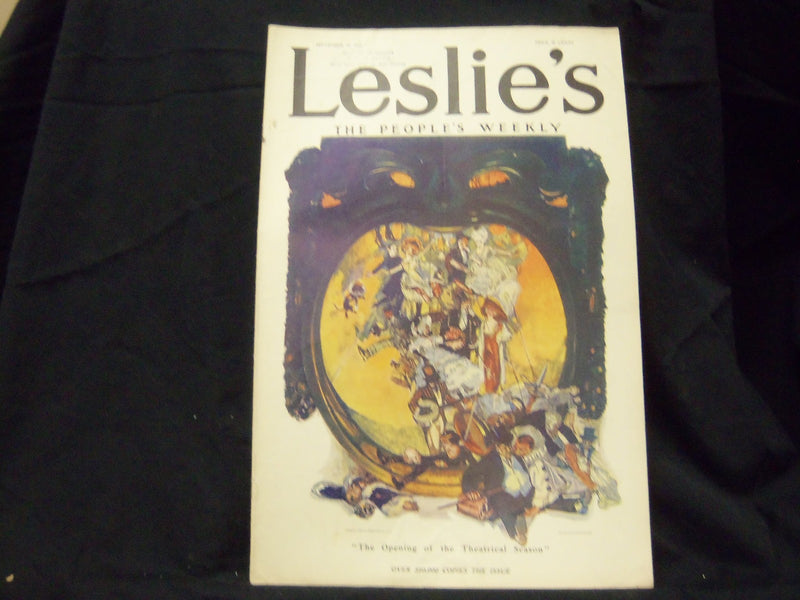 1912 SEP 19 LESLIE'S WEEKLY MAGAZINE - OPENING OF THEATRICAL SEASON - ST 1205
