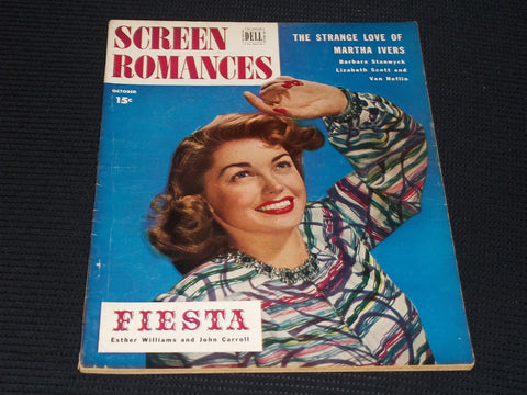 1946 OCTOBER SCREEN ROMANCES MAGAZINE - ESTHER WILLIAMS COVER - E 16604