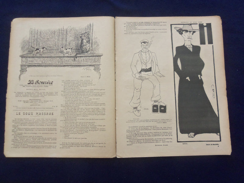 1905 JAN 28 LE SOURIRE MAGAZINE - ILLUSTRATED COMEDY - FRENCH TEXT - SP 4866U