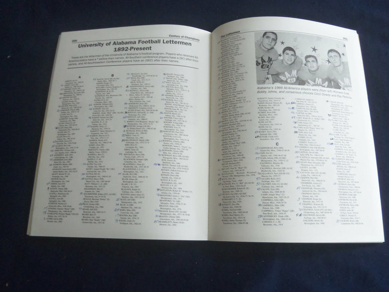 1991 CENTURY OF CHAMPIONS MAGAZINE - UNIVERSITY OF ALABAMA FOOTBALL - SP 1220I
