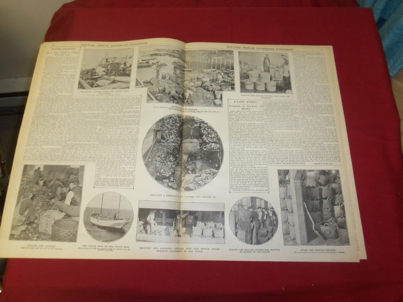 1904 NOV 6 NY TRIBUNE ILLUS. SUPP. NEWSPAPER - JAPAN HITS RUSSIA SHIP - NP 3677