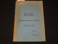 1910 MUNICIPAL COURT OF CHICAGO FIFTH ANNUAL REPORT - K 2700