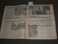 1974 AUGUST 9 NEW YORK DAILY NEWS - RICHARD NIXON RESIGNS - NP 3044