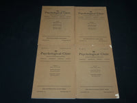 1932-1933 THE PSYCHOLOGICAL CLINIC JOURNAL MAGAZINE LOT OF 4 - WR 572M