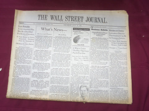 1999 JULY 29 THE WALL STREET JOURNAL - LAWMAKERS DISCOVER SURPLUSES - WJ 243