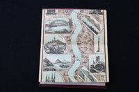 1900'S PANORAMA VOM RHEIN MAINZ-COLN FOLD-OUT HARDCOVER BOOK - K 2360