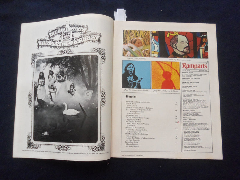 1970 AUGUST RAMPARTS MAGAZINE - RIPPING OFF MA BELL - SP 5746T