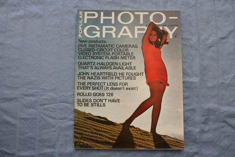 1968 OCTOBER POPULAR PHOTOGRAPHY MAGAZINE - GAYLE HUNNICUTT COVER - SP 1194L
