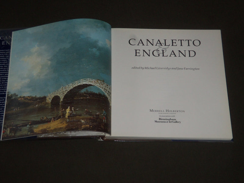 1993 CANALETTO & ENGLAND EDITED BY MICHAEL LIVERSIDGE & FARRINGTON - KD 4089