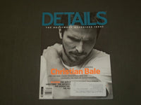 2013 DECEMBER / 2014 JANUARY DETAILS MAGAZINE - CHRISTIAN BALE COVER - B 1665