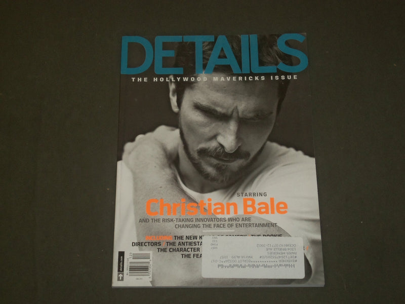 2013 DECEMBER / 2014 JANUARY DETAILS MAGAZINE - CHRISTIAN BALE COVER - B 1665