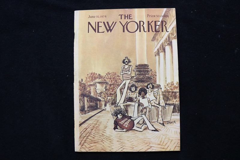 1974 JUNE 10 NEW YORKER MAGAZINE - GREAT ILLUSTRATED COVER - NY 2904