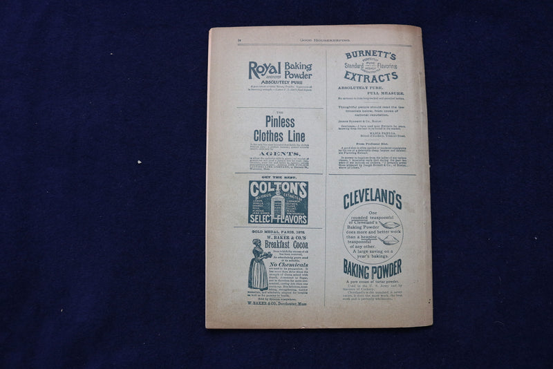 1892 MARCH GOOD HOUSEKEEPING MAGAZINE - ILLUSTRATED COVER & STORIES - E 11732