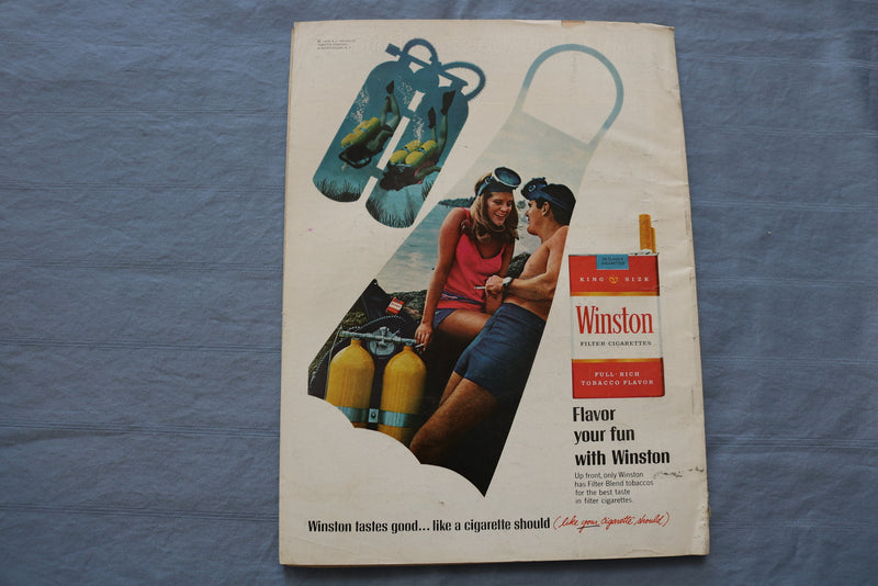 1968 SEPTEMBER OUTDOOR LIFE MAGAZINE -ILLUSTRATED COVER, STORIES, PHOTOS- E 9020