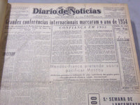 1955 JAN-FEB RIO DE JANEIRO DIARIO NEWSPAPER BOUND VOLUME - SPANISH - BV 64