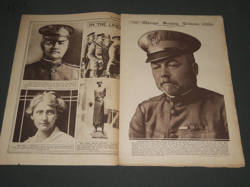 1918 AUGUST 11 CHICAGO SUNDAY TRIBUNE ROTO SECTION - GENERAL FOCH - NP 2578