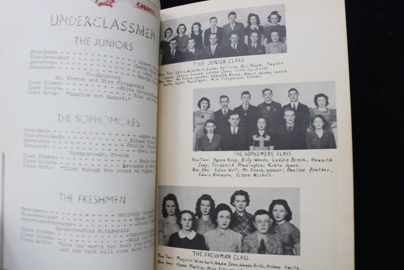 1941 THE CARDINAL HARLAN RURAL HIGH SCHOOL YEARBOOK - HARLAN, KANSAS - YB 3489
