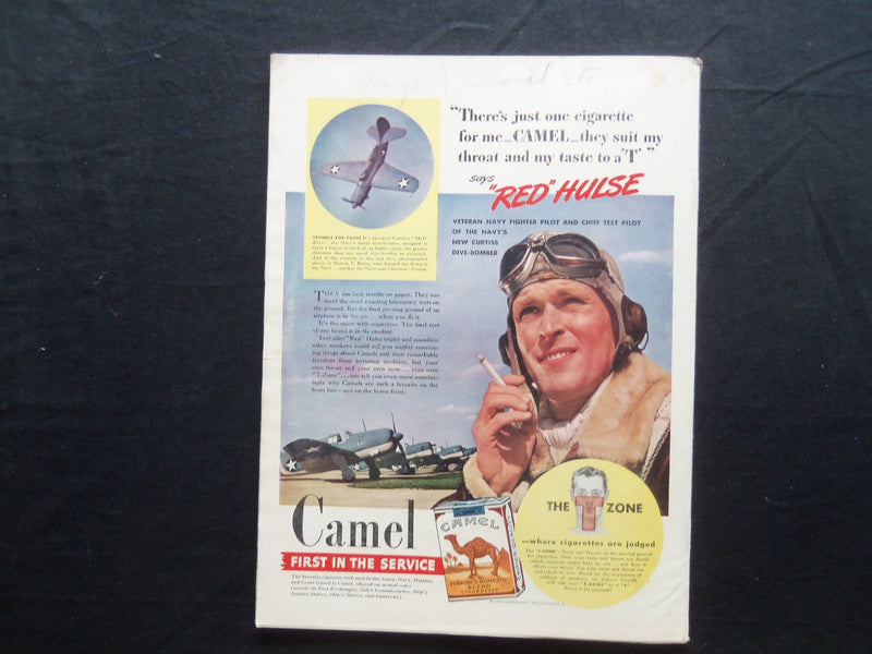 1943 FEBRUARY 22 LIFE MAGAZINE - ARMY AIR OBSERVER - L 327
