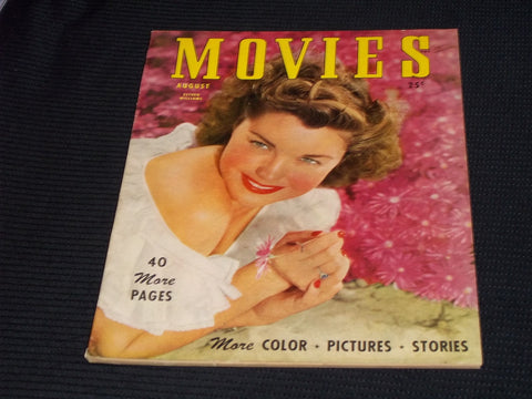 1947 AUGUST MOVIES MAGAZINE - ESTHER WILLIAMS FRONT COVER - E 16437