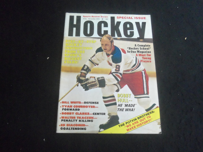 1973 DECEMBER SPORTS REVIEW SERIES HOCKEY MAGAZINE - BOBBY HULL COVER - B 6235Q