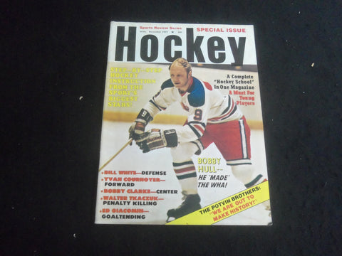 1973 DECEMBER SPORTS REVIEW SERIES HOCKEY MAGAZINE - BOBBY HULL COVER - B 6235Q