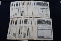 1932 THE AMERICAN FIELD SPORTSMAN'S NEWSPAPER OF AMERICA - LOT OF 28 - NP 8861
