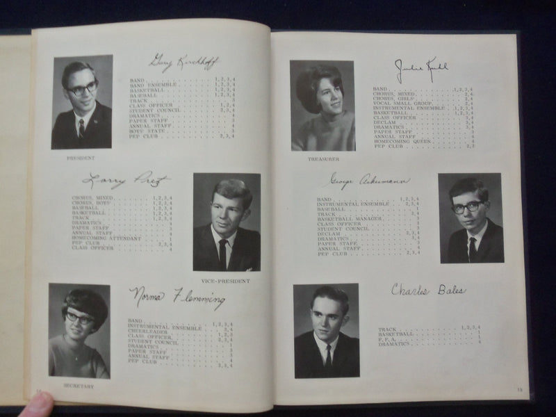 1966 MILESTONE MILES COMMUNITY SCHOOL YEARBOOK - MILES, IOWA - YB 3055