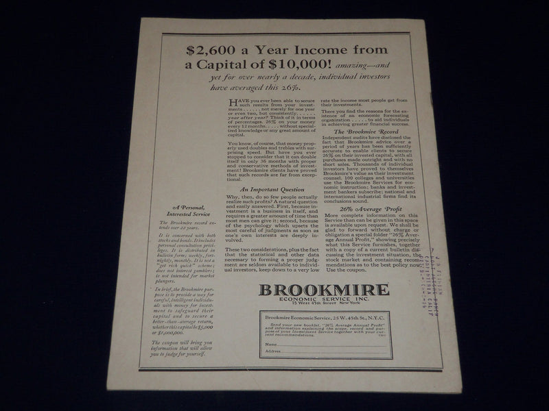 1926 FEBRUARY 8 TIME MAGAZINE - DR. ALFRED E. STEARNS COVER - T 35