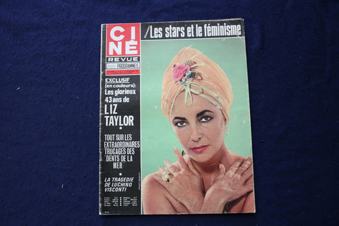 1975 DECEMBER 25 CINE REVUE MAGAZINE - ELIZABETH TAYLOR COVER - E 23493