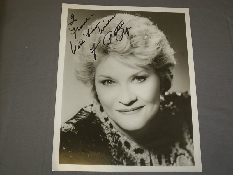 PATTI PAGE 8 X 10 AUTOGRAPHED PHOTO - J 4044