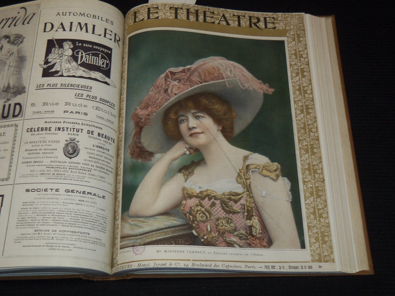 1909 JULY-DECEMBER LE THEATRE MAGAZINE BOUND VOLUME - 12 ISSUES - KD 2278L