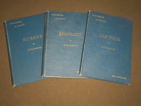 1899-1904 MONOGRAPHS ON ARTISTS BY H. KNACKFUSS BOOK LOT OF 3 - KD 4296