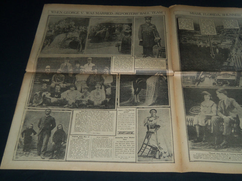 1922 MARCH 5 BOSTON SUNDAY POST PICTORIAL - BLUE BOY - PRINCE OF WALES - NP 3882