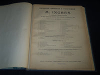 1870'S COLLECTION DE 120 DESSINS CROQUIS ET PEINTURES INGRES VOLUME 1 & 2- Z 166
