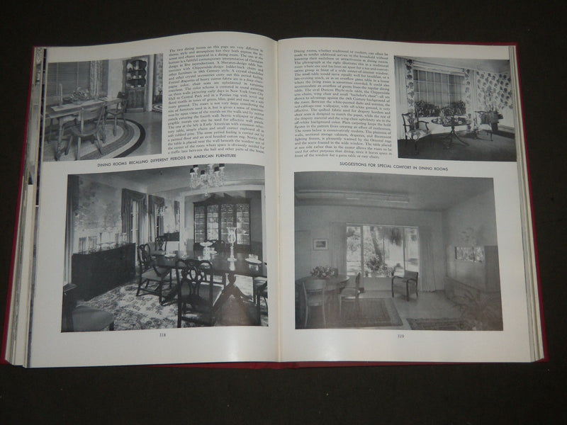 THE COMPLETE BOOK OF INTERIOR DECORATING BY MARY DERIEUX - NICE PHOTOS - KD 3752