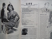 1941 SEPTEMBER 15 LIFE MAGAZINE - BRITISH CAPTAIN LORD LOUIS MOUNTBATTEN - L 252