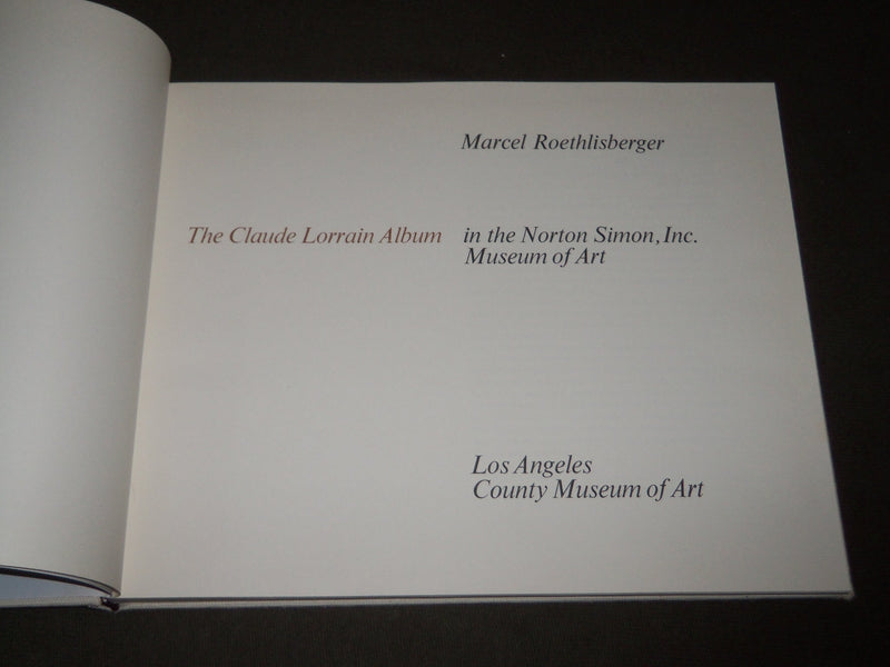 1971 THE CLAUDE LORRAIN ALBUM HARDCOVER BOOK - GREAT PLATES - I 1652