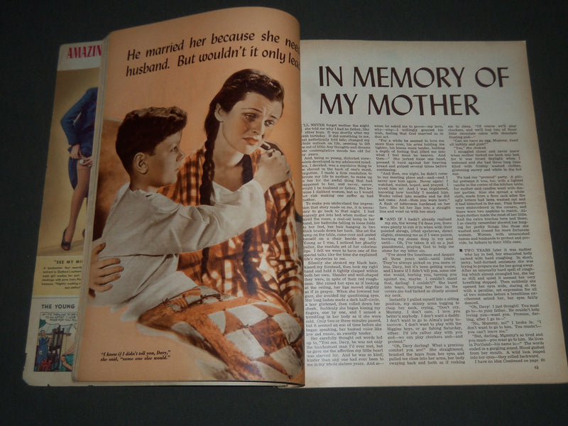 1939 APRIL TRUE STORY MAGAZINE - DORIS MAE MYERS FRONT COVER - ST 5339