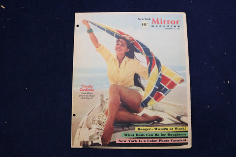 1962 SEPTEMBER 16 NY MIRROR MAGAZINE - CLAUDIA CARDINALE COVER - E 22287