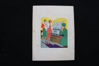1934 JANUARY HOOEY MAGAZINE - A CARTOON DRAWING COVER - E 10663